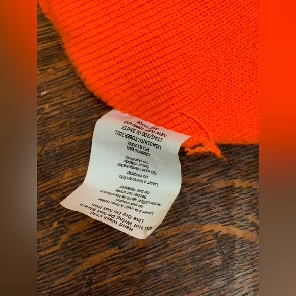 Youth Unisex One Size CARHARTT A18 WATCH CAP Beanie Hat Orange - Picture 14 of 16